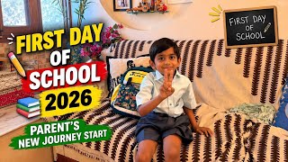 Chhota Sa Baccha… Badi Si Duniya Mein Pehla Kadam | new shoes new bag and new dreams🤞🏾
