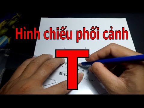 Video Vẽ Hình chiếu phối cảnh 1 điểm tụ của vật thể chữ T (... - youtube