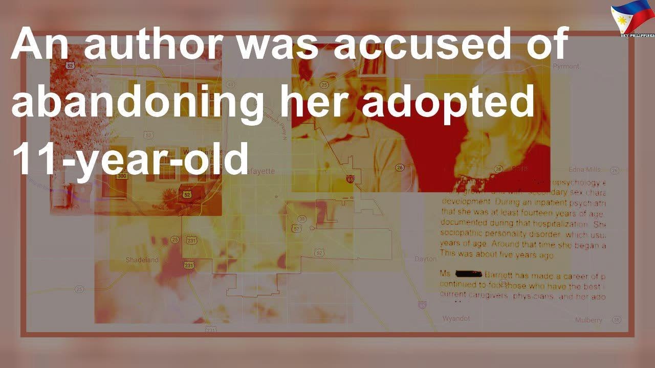 Author was accused of abandoning her adopted 11-year-old - YouTube