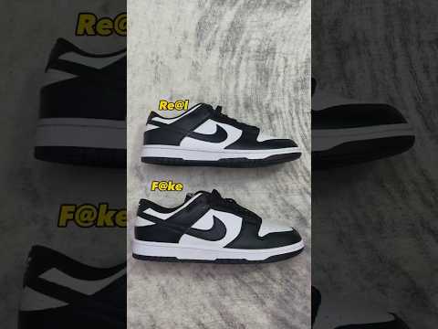 Real Vs Fake Panda Dunks #sneakerhead #sneakers #shorts