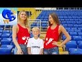 ⚽ Мисс Евро 2016. Старший Брат проводит разминку перед матчем. Miss Euro 2016 Starshiy Brat