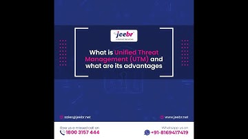 What is Unified Threat Management (UTM) and what are its advantages - Jeebr Internet