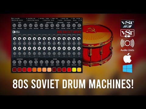 80s Soviet Drums VST VST3 AU plugin