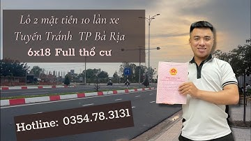 Đất Tân Hải Phú Mỹ 2 mặt tiền QL 56 tuyến tránh 10 làn xe