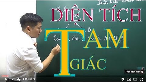 [Toán nâng cao lớp 5 ] Diện tích hình tam giác - Thầy Khải- SĐT: 0943734664