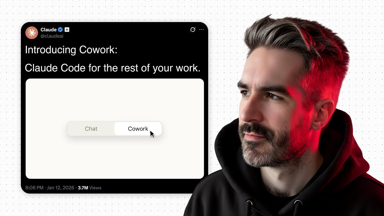 Claude Cowork Just Changed the Game: Claude Code for Everything - Video thumbnail