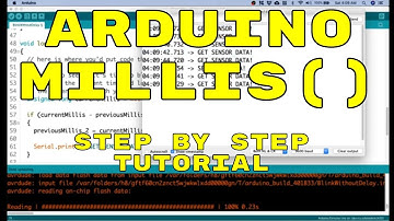 ARDUINO MILLIS TUTORIAL STEP BY STEP WITH EXAMPLE - AVOIDING THE USE OF DELAY