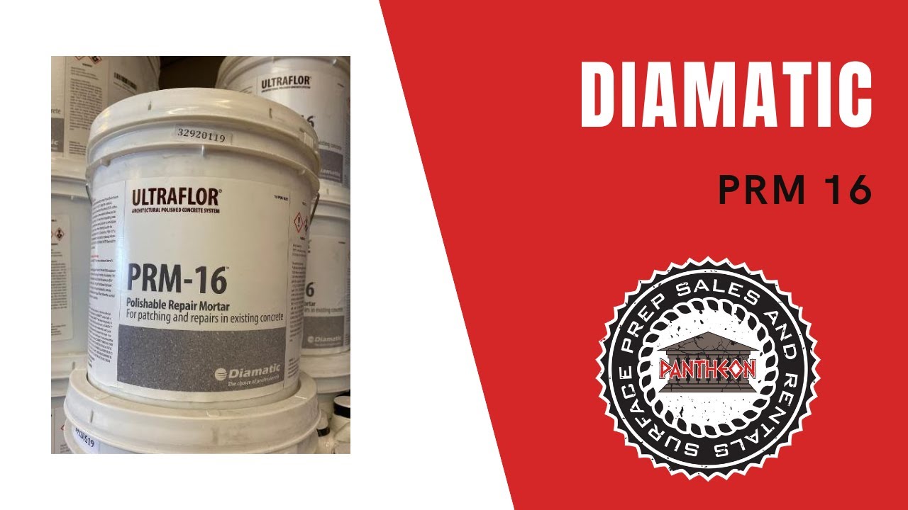 Diamatic PRM 16 Concrete Polishing Repair Mortar: Pantheon Surface Prep ...