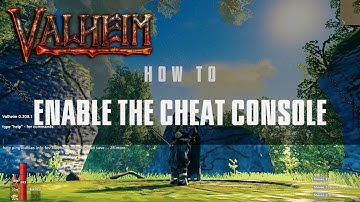 Valheim - How to Enable the Cheat Console Tab