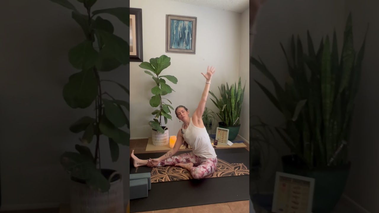 Try this flow to wake up, or to wind down