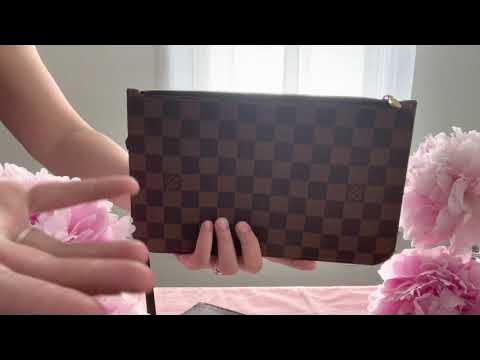 Louis Vuitton Neverfull Pouch what fits inside. 