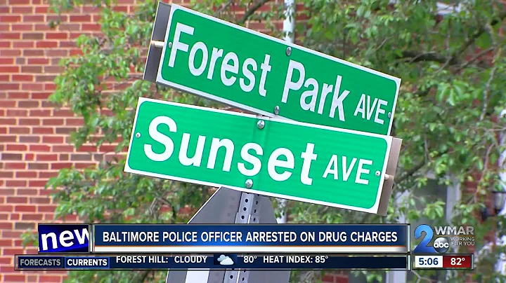 Baltimore police officer arrested on drug charges