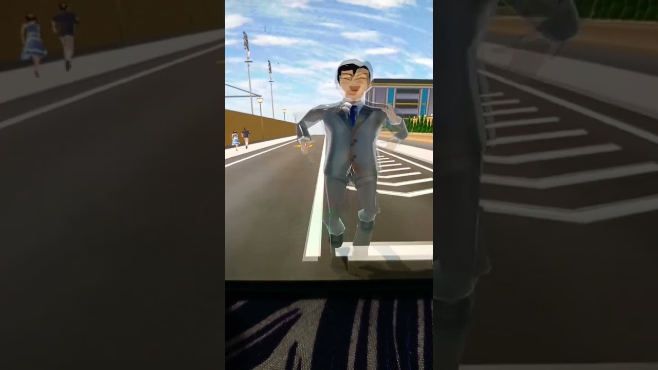 The Car Is Chasing Tax Office Chief sakura school simulator remake