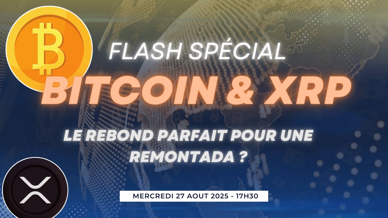 BITCOIN & XRP URGENT 🚨 FLASH SPÉCIAL : LE REBOND PARFAIT POUR LA REMONTADA  ? ANALYSE CRYPTO ✅