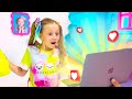 Nastya y concurso divertido con amigos - Recopilación de vídeos para niños