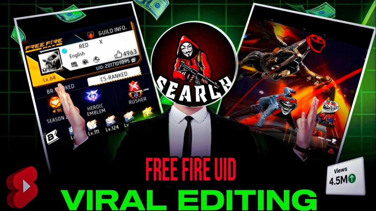 Free fire UID viral shorts editing capcut