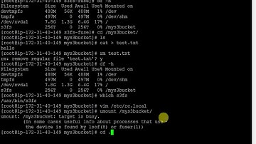 AWS 17 How to mount S3 on EC2 Instances IN ENGLISH
