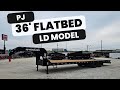 Kick the tires on a 36 pj flatbed