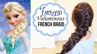 ❄ Frozen Elsa&#39;s French Braid Hairstyle ❄ Hair Tutorial