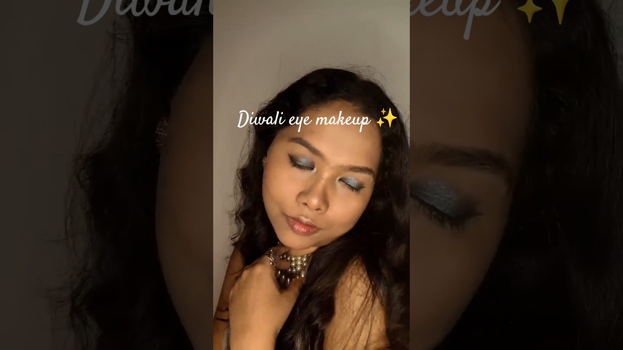 2025 *EASY* Diwali Eye makeup  hack stepwise ✨ 