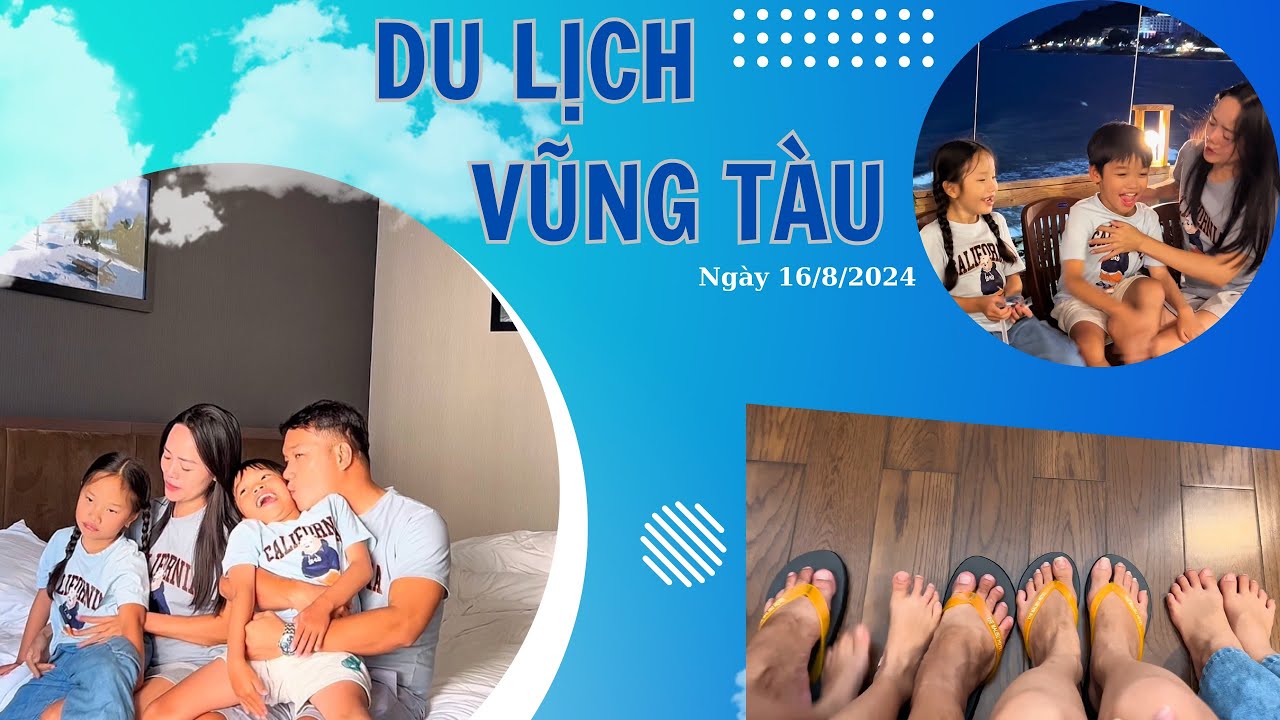 Gia đình đi biển Vũng Tàu 2 ngày 1 đêm tại The Malibu hotel @giadinhcasmi #vungtau