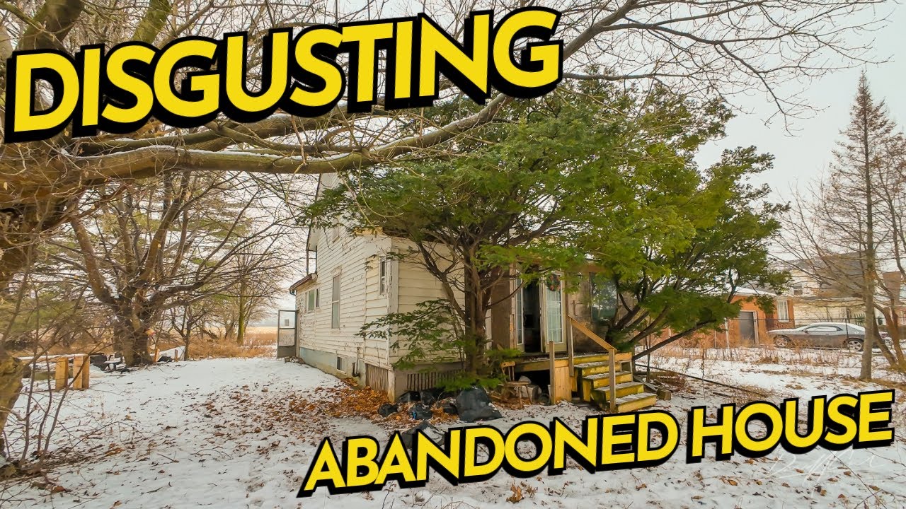 DISGUSTING Abandoned House Filled With Rotten Food and Beer - YouTube