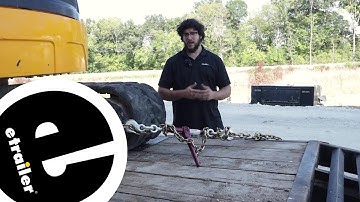 etrailer | A Closer Look at the Durabilt Ratchet Chain Binder with Grab Hooks