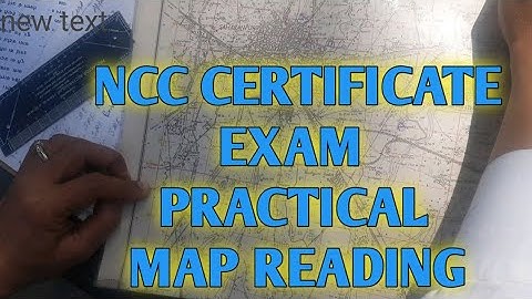Map Reading Practical Part 2 || NCC B & C CERTIFICATE EXAM