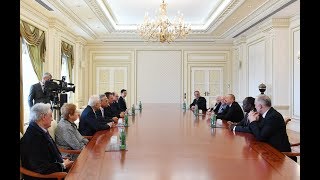 President Ilham Aliyev Received Delegation Of International Union Of Architects