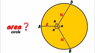 Can you crack the area of the circle 