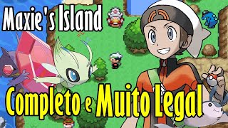 LANÇAMENTO GBA COMPLETO c BONS GRÁFICOS, NOVA HISTÓRIA e PUZZLES | Pokémon Maxie's Island (Hack Rom)
