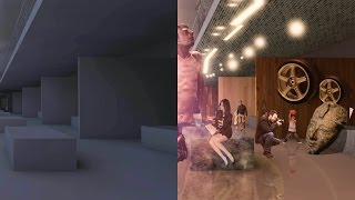 Photoshop Architecture Tutorial: Museum Interior - Learning #2