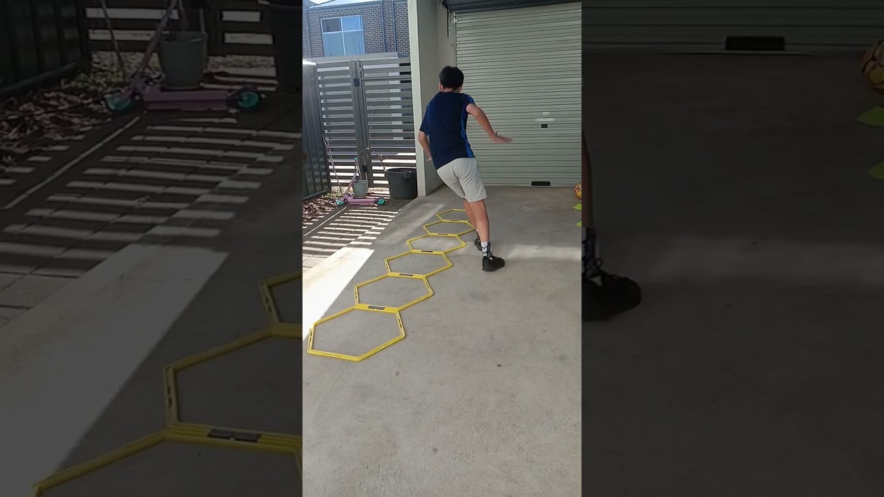 agility and dribbling training ⚽💯#trending#soccer #messi
