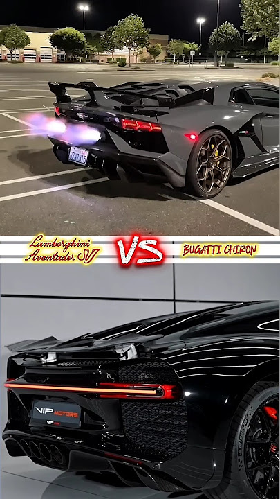 Lamborghini SVJ vs Bugatti Chiron – Who’s the Real Beast ?