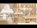 DIY IKEA HIGHCHAIR MAKEOVER | before &amp; after | YEAH BABY GOODS