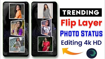 trending flip layer photos status editing alight motion|flip player photo moving status editing 2022