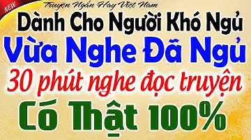 Vừa nghe đã ngủ - 30 phút nghe đọc truyện đêm khuya ngủ cực ngon: Kể Chuyện Tâm Sự Đêm Khuya