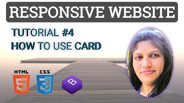 4: Responsive website | How to use bootstrap card | bootstrap 4