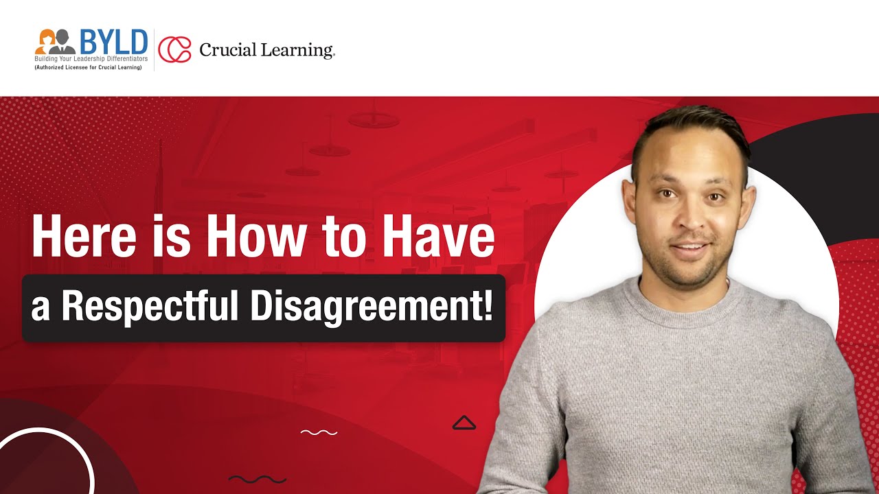 How to Have a Respectful Disagreement