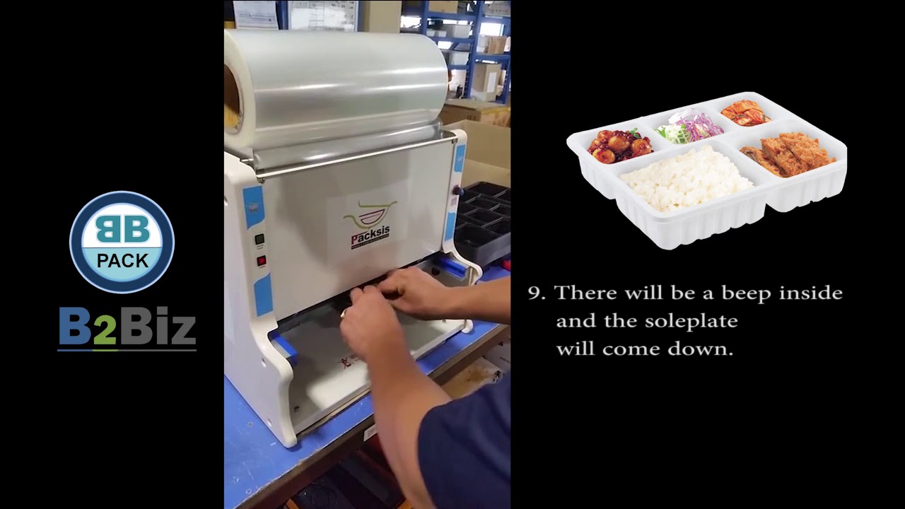 Food Tray Sealing Machine Semi Automatic YouTube