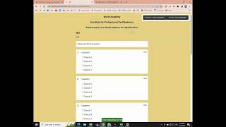 How to take Exam Using Testmoz Accessed with Passcode (World Academy) screenshot 5