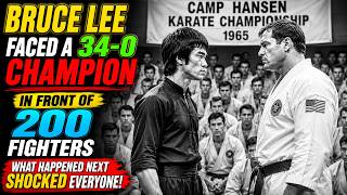 Details Bruce Lee Faced a 34-0 Champion in Front of 200 Fighters… What Happened Next Shocked Everyone Update