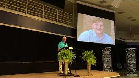 Papa giving Wes senior speech at Southwest