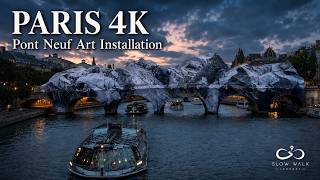 Paris Walking Tour 4K｜Louvre to Pont Neuf Cave & Notre-Dame｜Immersive Walk Inside The Louvre Museum Paris Mona Lisa Denon Sully Wing Walking Tour 4k