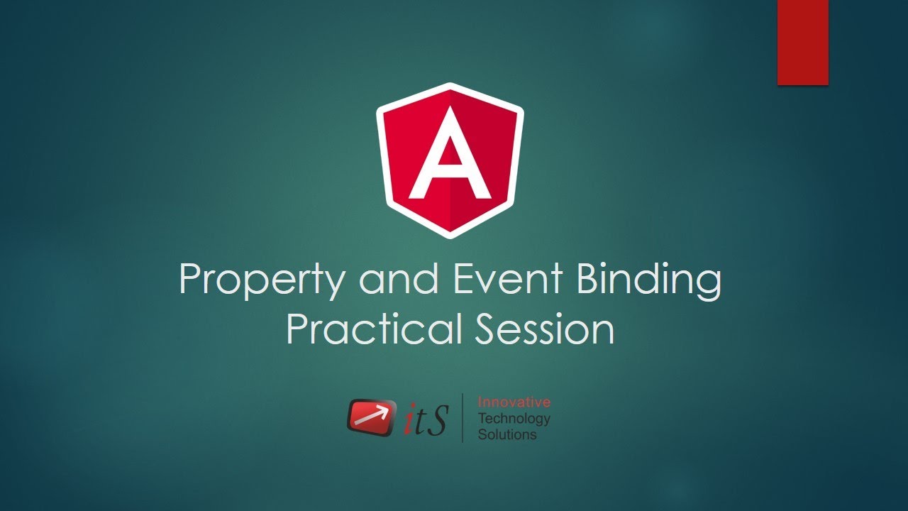 4.3.1 Property and Event Binding - Practical Session | Angular Tutorial ...