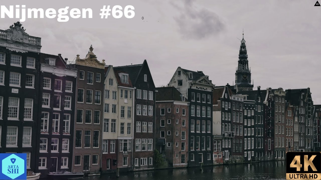 4K -  Nijmegen City driving downtown auto excursie  - the Nederlands - 2020 - #66