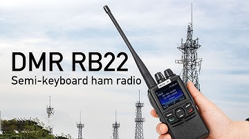 RB22 Professional Semi-keyboard UHF DMR Radio