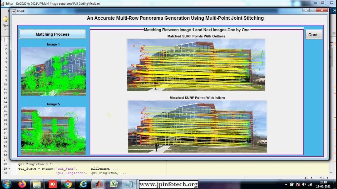 An Accurate MultiRow Panorama Generation Using MultiPoint Joint