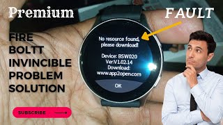 No Resource Found On Fire Boltt Invincible Problem [Crazyearthalive]
