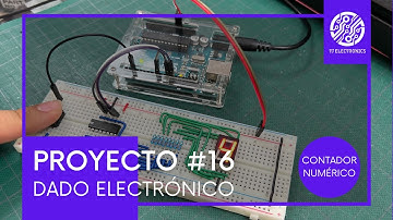 Proyecto #16 - Dado Electrónico #arduino #electronica #tjelectronics